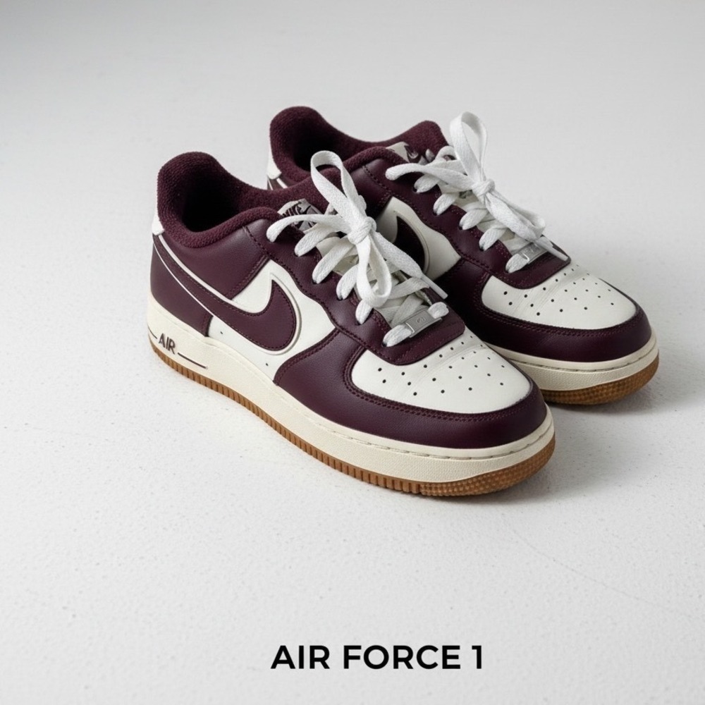 Nike Air Force 1 Low Dark Beetroot Sail Gum DQ5972-100 Youth 6Y Womens 7.5